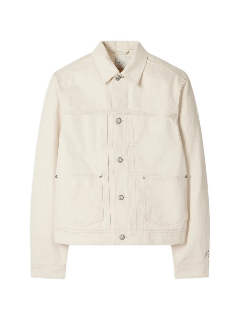 Paul Smith Giacca denim con pieghe - Toni neutri