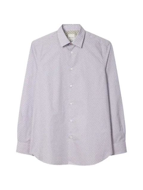 Paul Smith car-print long-sleeve shirt