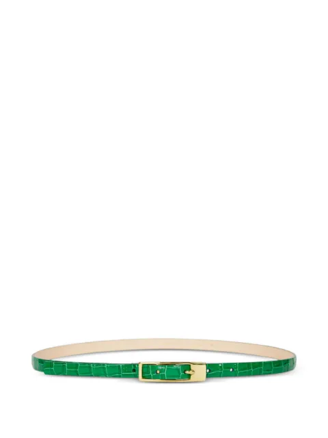 Paul Smith crocodile-effect buckle belt