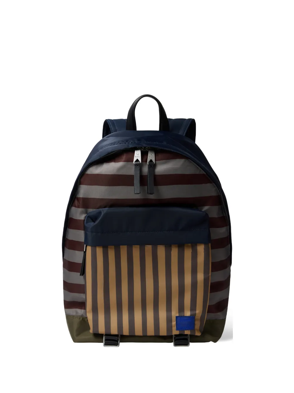 Paul Smith striped backpack - Blu