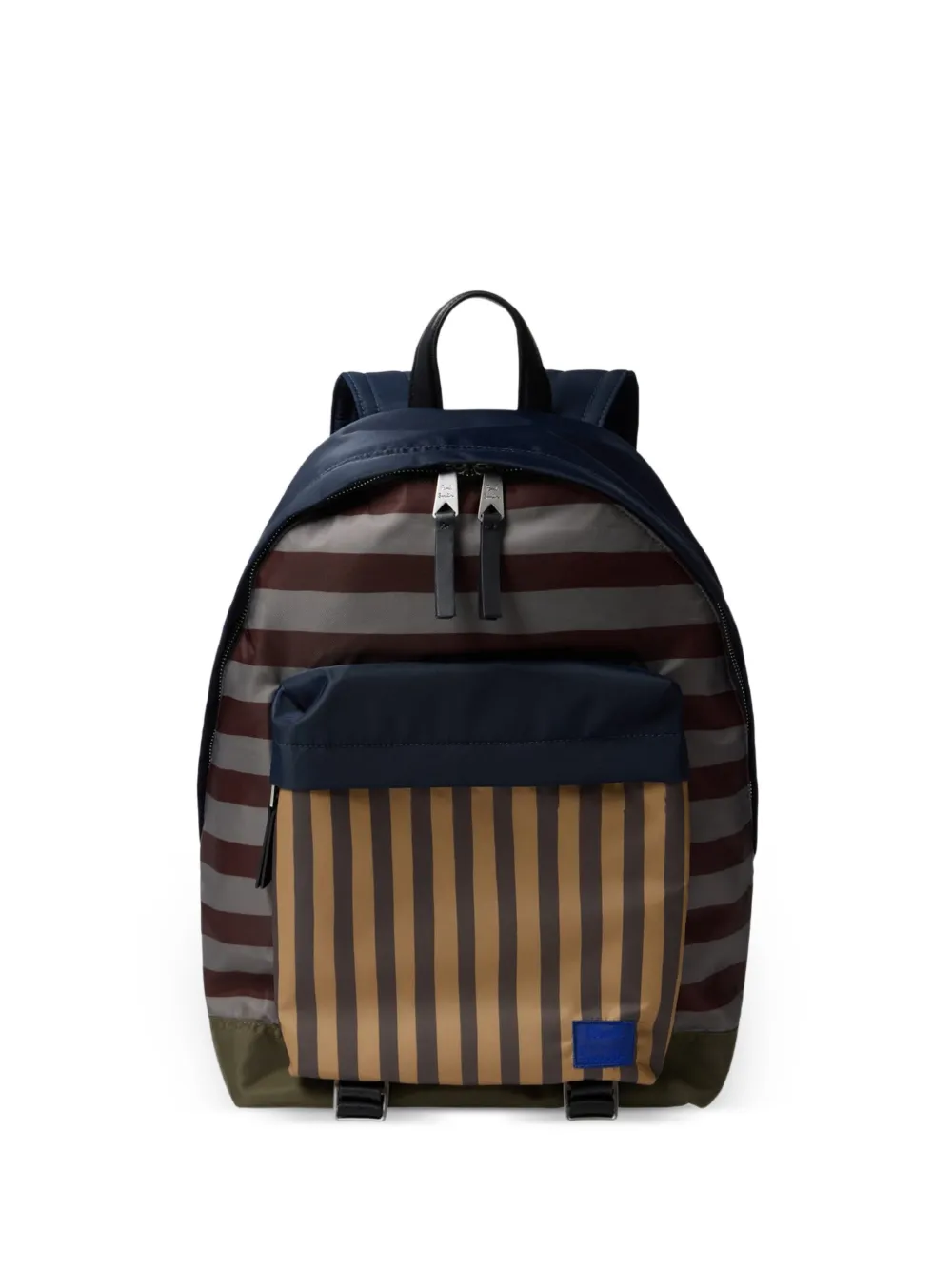 Paul Smith striped backpack - Blu