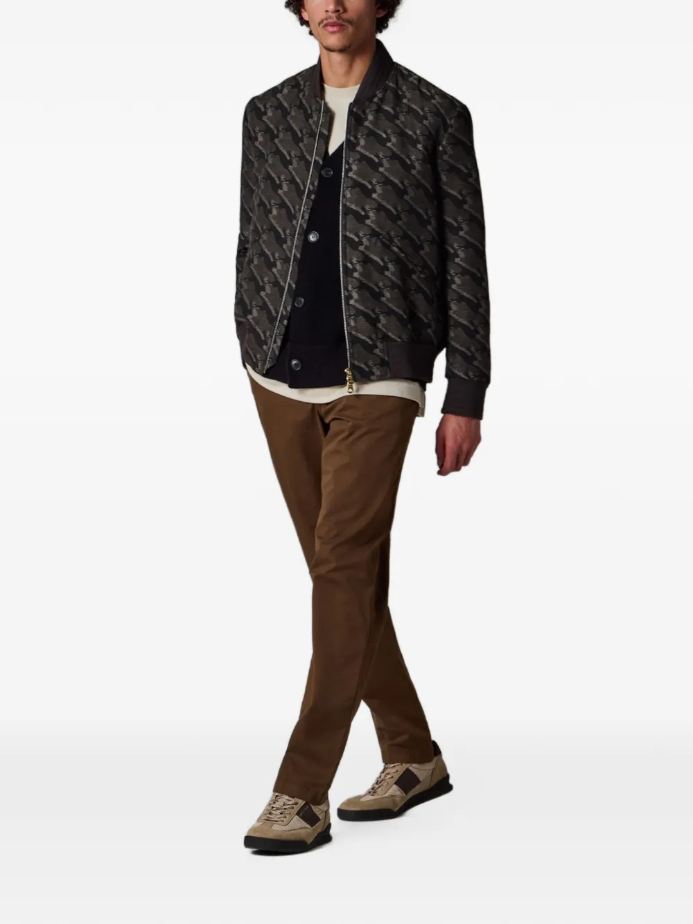 Paul Smith Bomberjacke mit Hasenmuster - Grau