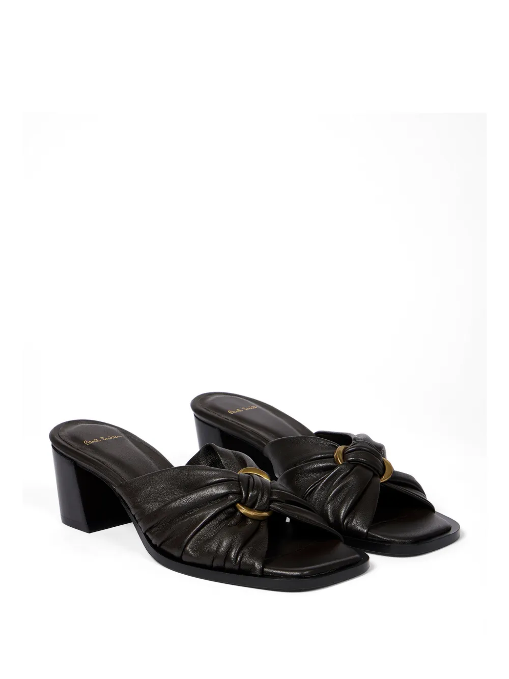 Paul Smith Leren sandalen Zwart