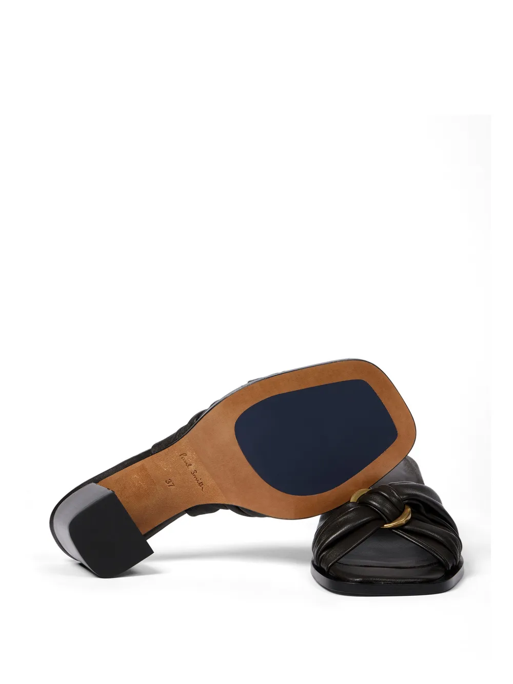 Paul Smith Leren sandalen Zwart