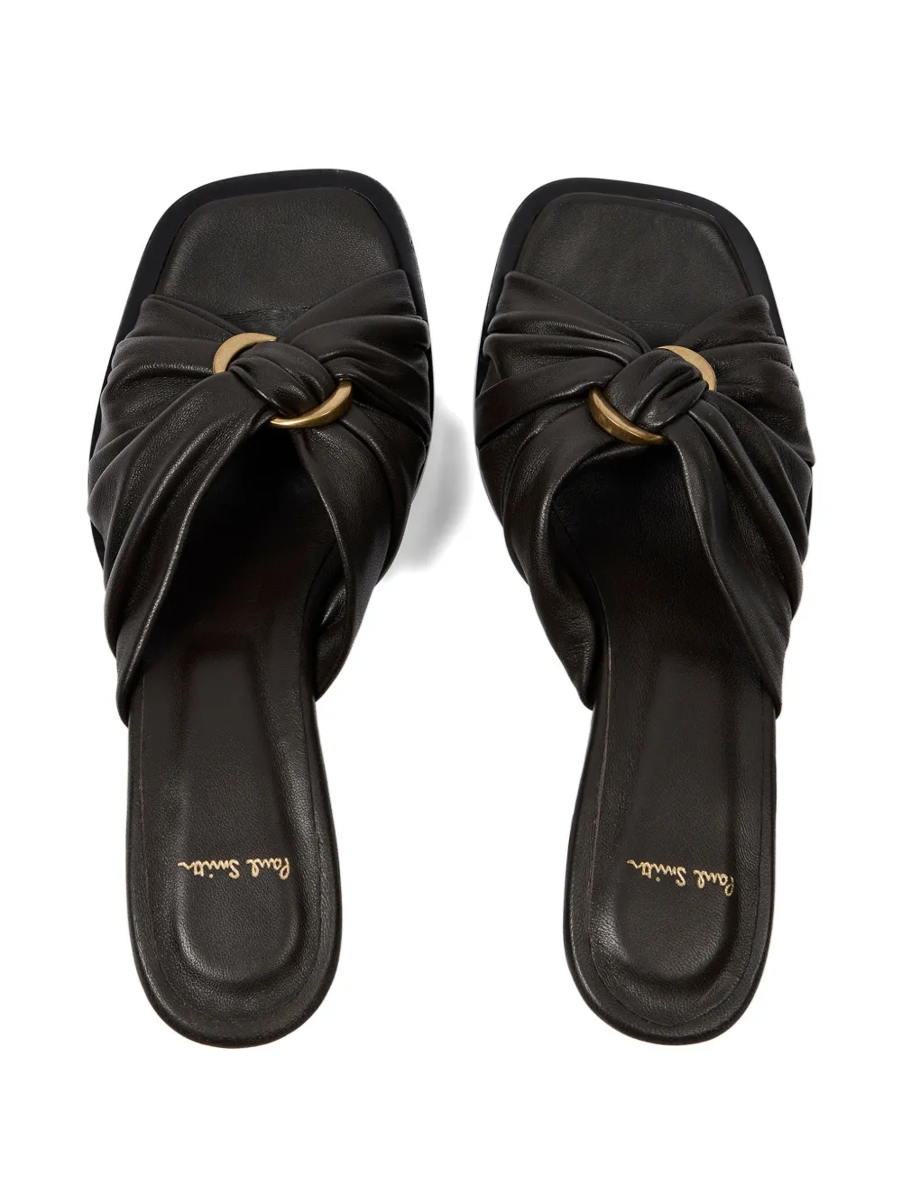 Paul Smith Leren sandalen Zwart