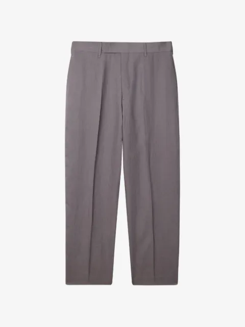 Paul Smith pantalon décontracté en lin à plis marqués