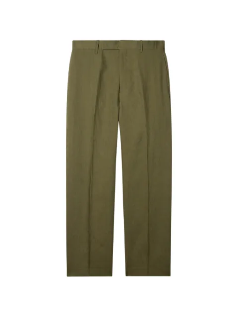 Paul Smith pressed-crease relaxed-fit linen trousers