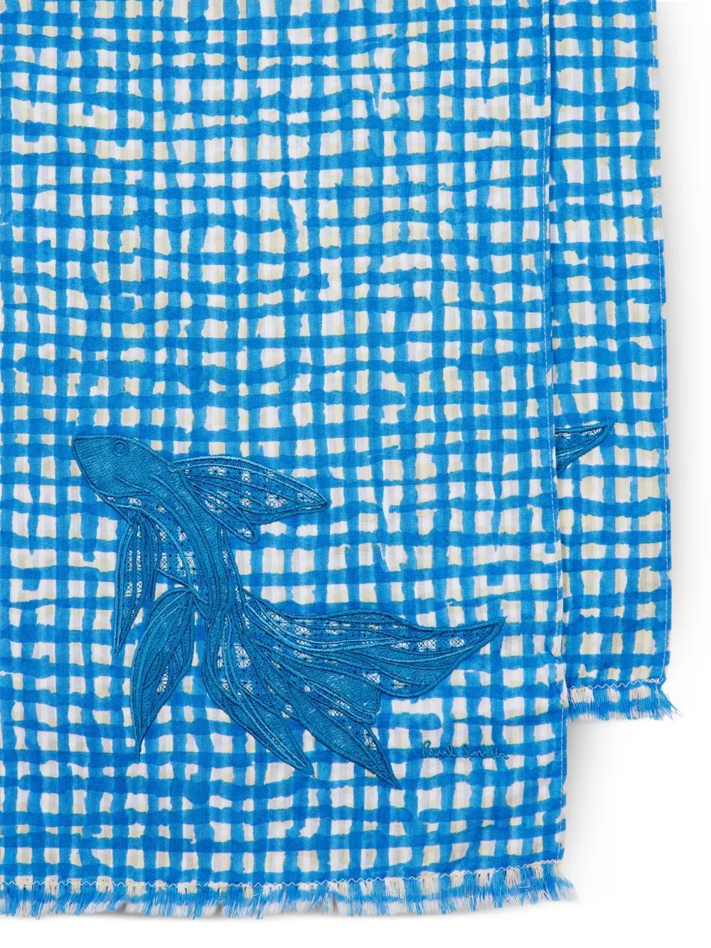  Paul Smith Bufanda A Cuadros - Azul 
