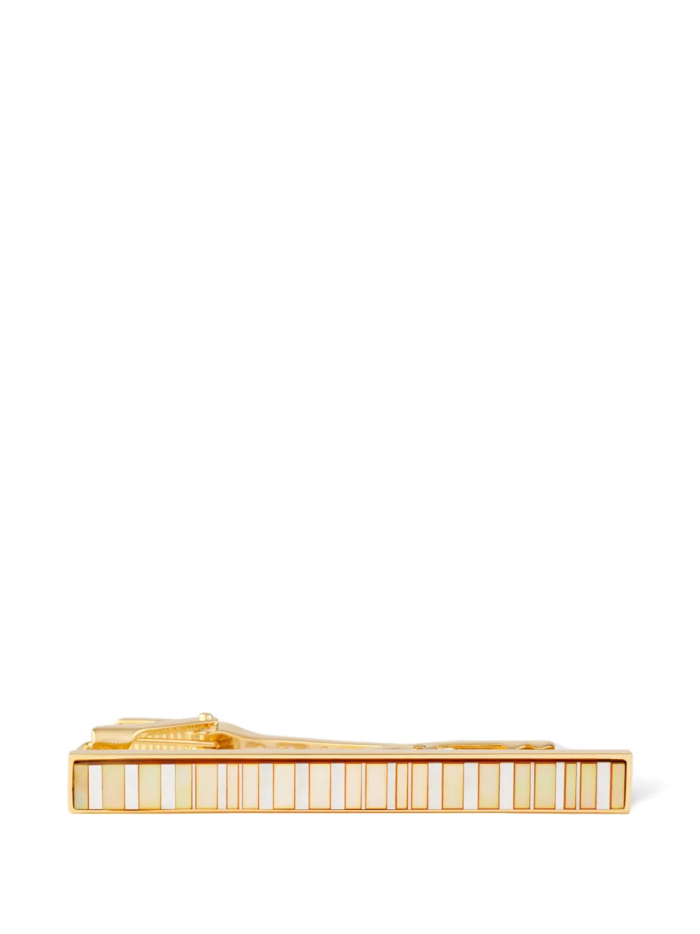 Paul Smith striped tie clip - Oro
