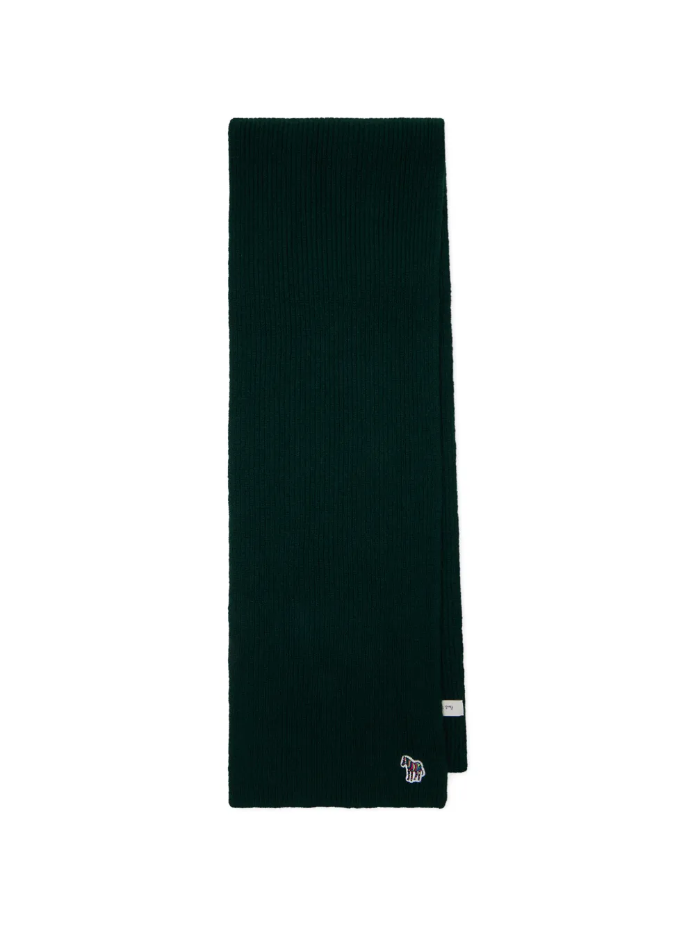 Paul Smith - embroidered wool scarf - heren - lamswol - Eén