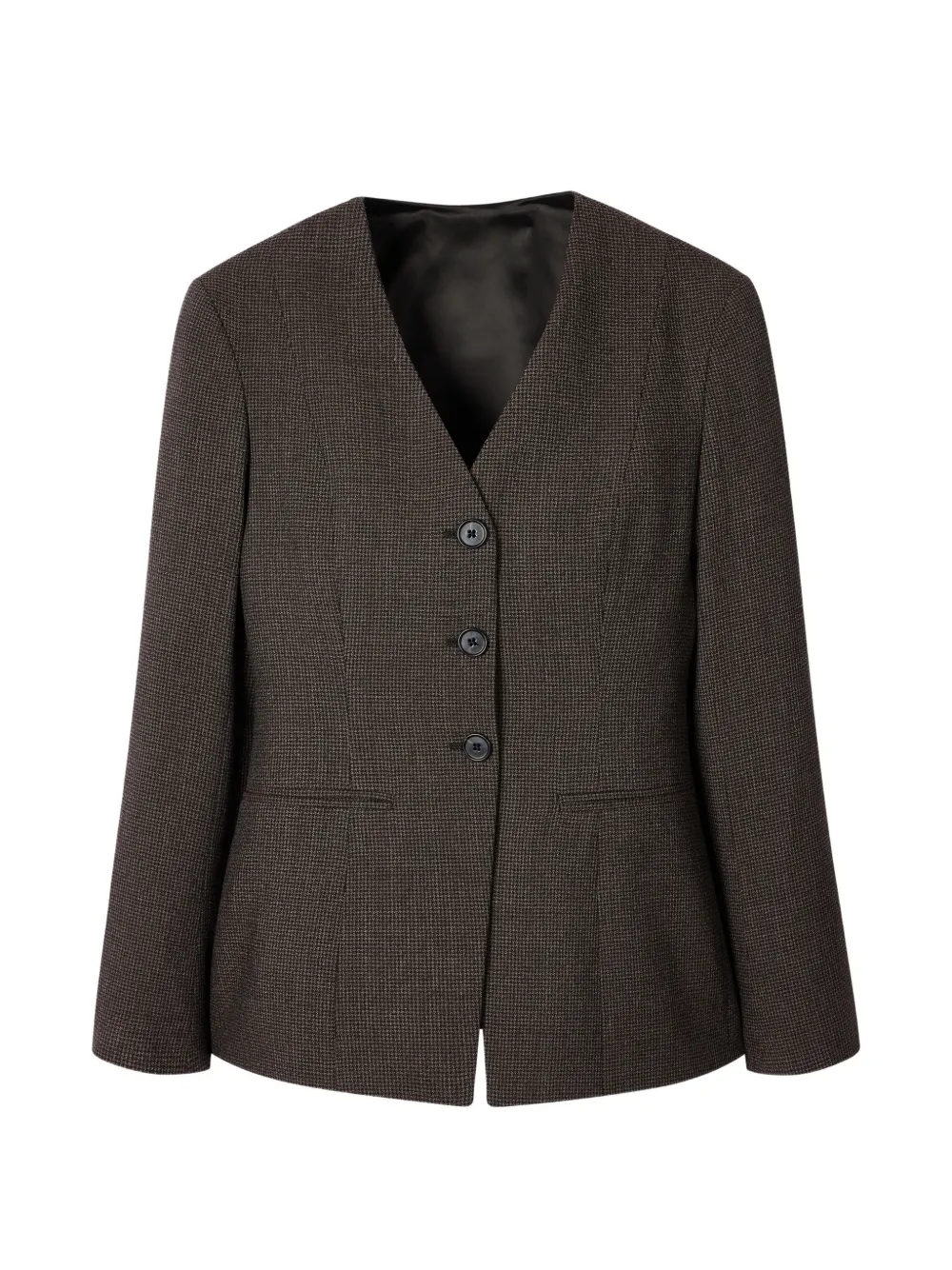 Paul Smith buttoned wool blazer - Marrone