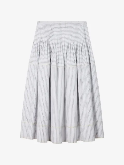 Paul Smith falda midi con motivo de rayas