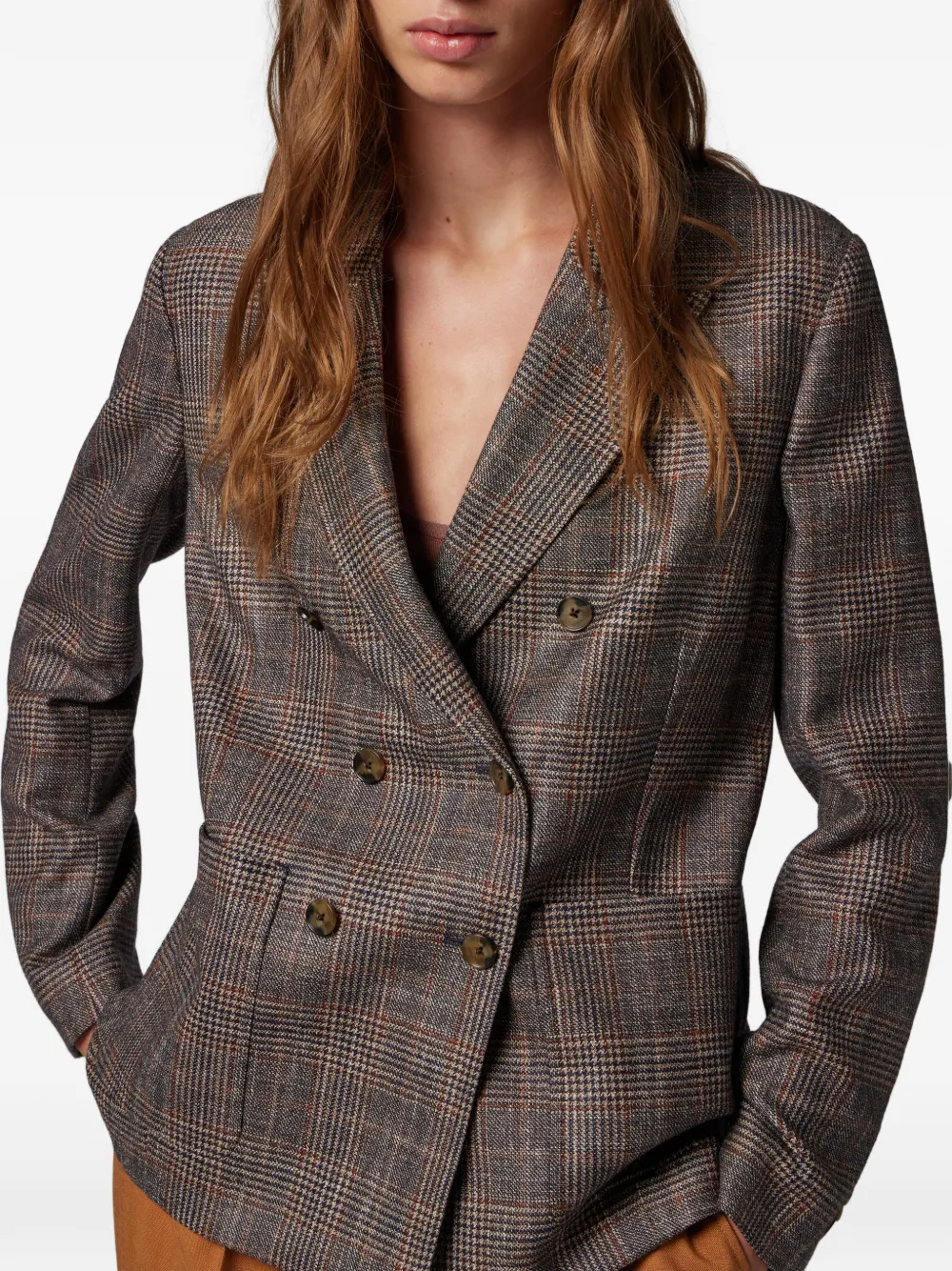 Paul Smith Geruite blazer Grijs