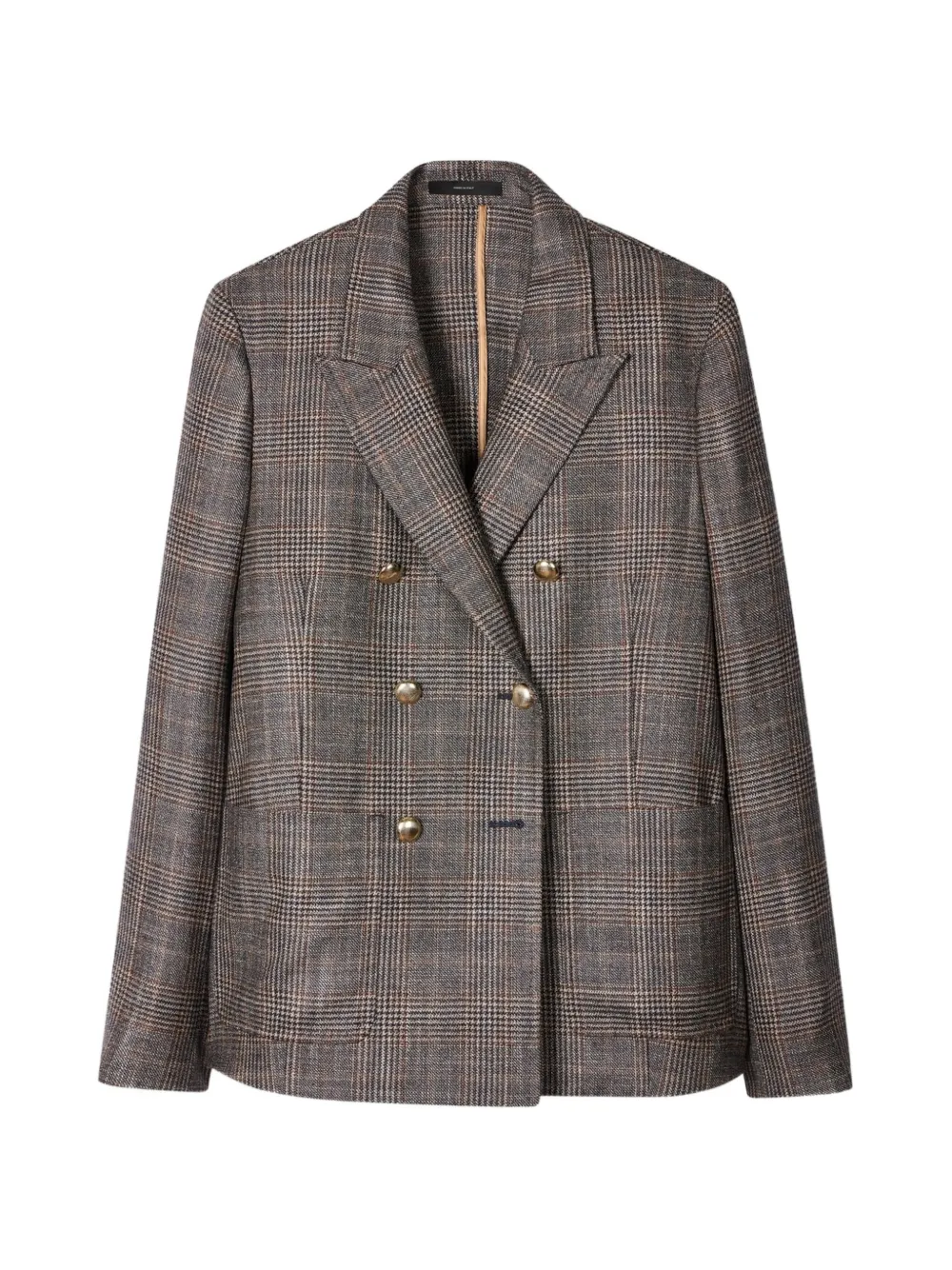 Paul Smith Geruite blazer Grijs