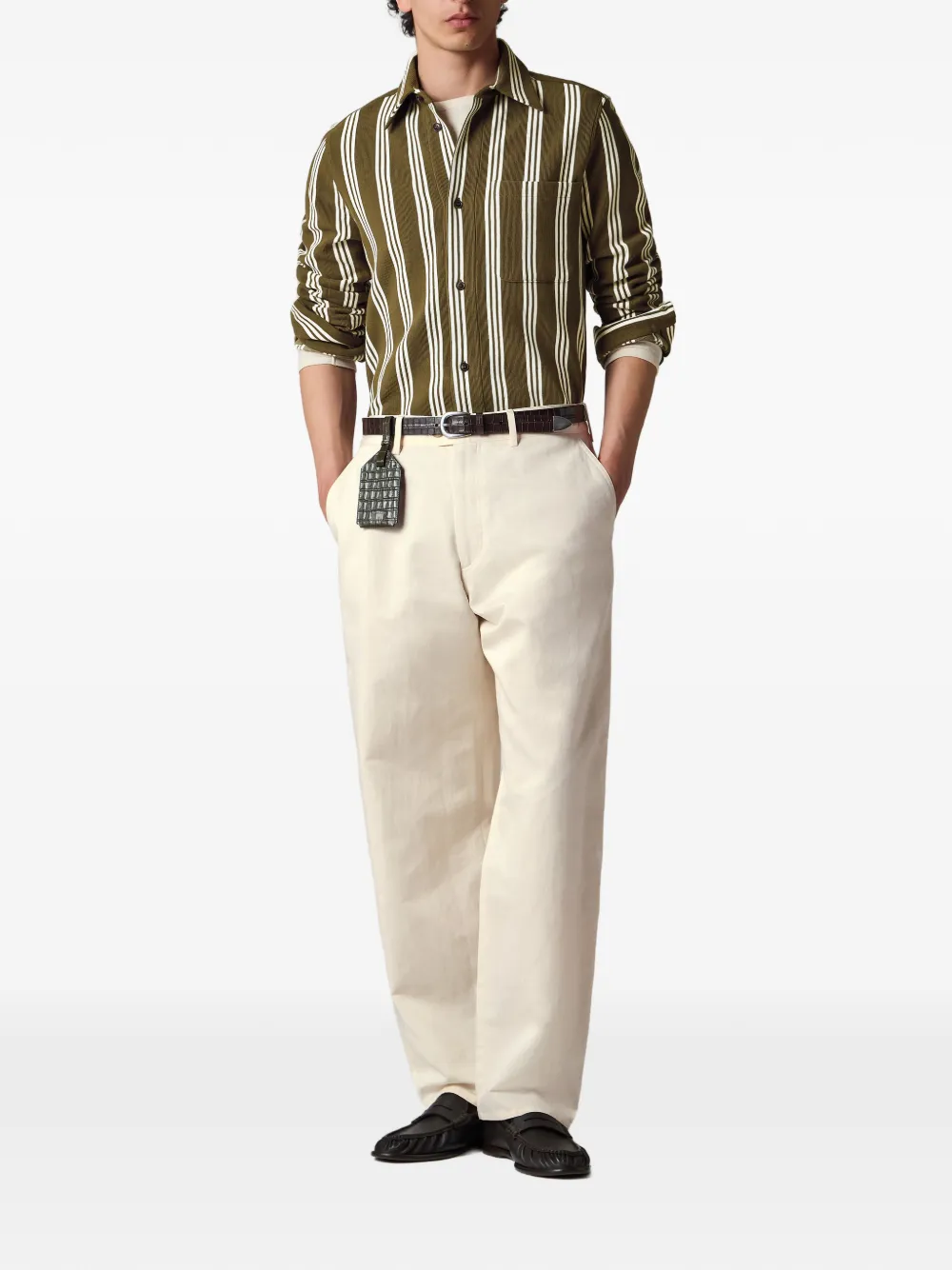 Paul Smith Broek met logopatch Beige