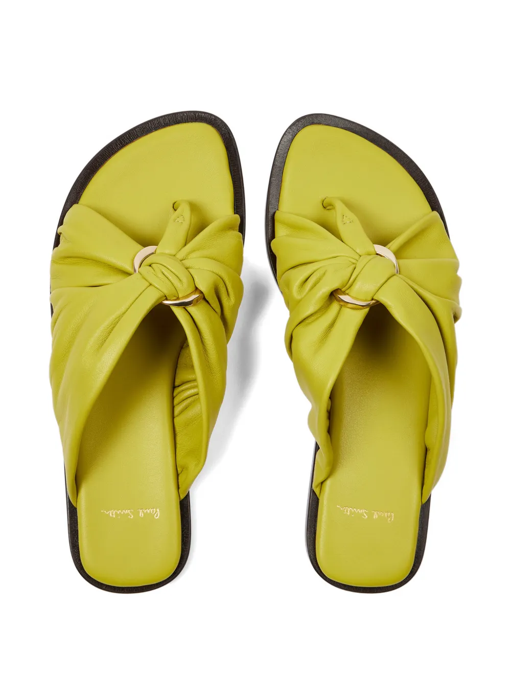 Paul Smith Lorrah sandalen met ruches Groen