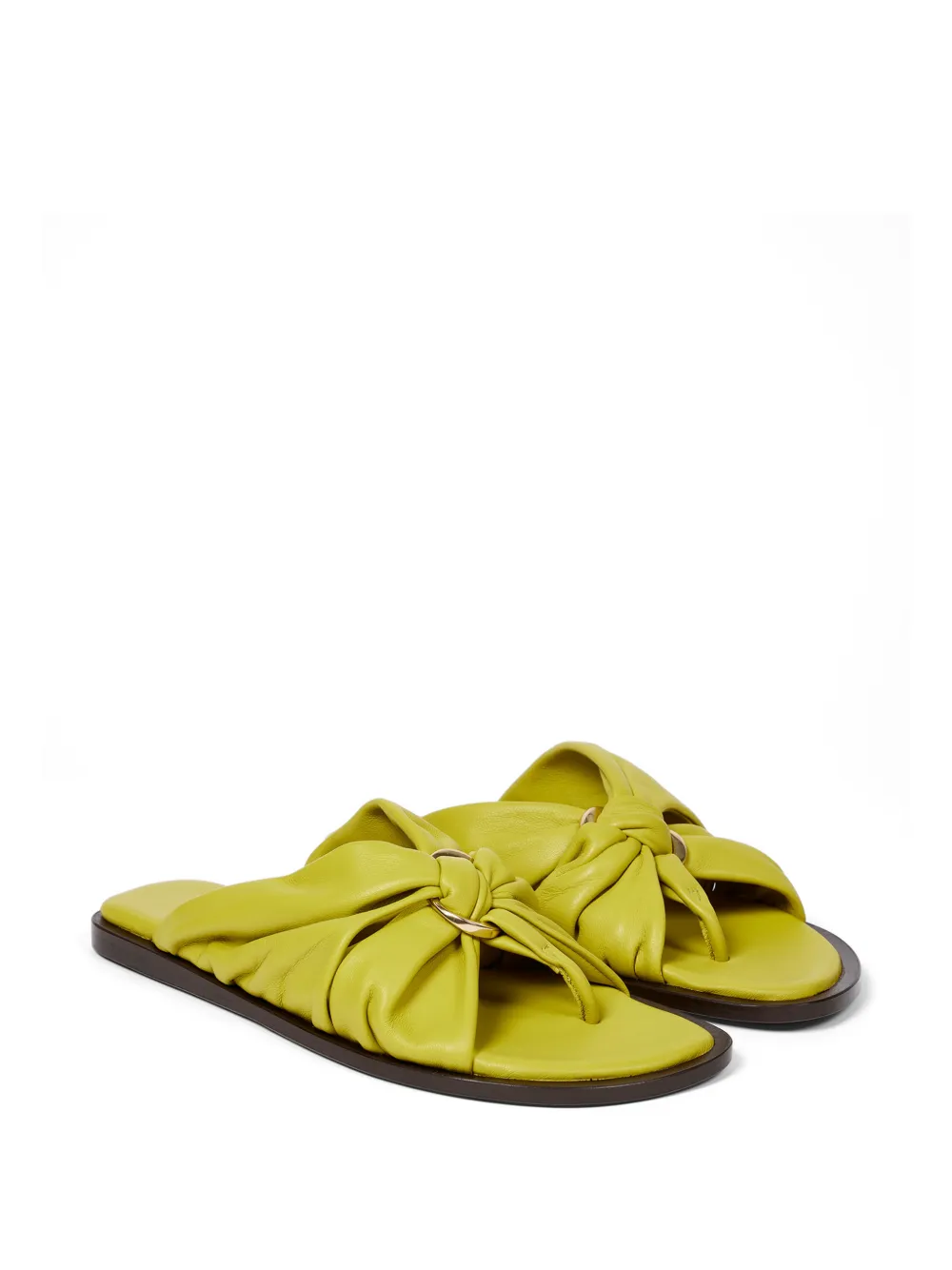 Paul Smith Lorrah sandalen met ruches Groen