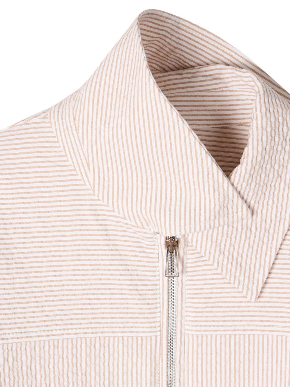 PS Paul Smith Gestreept seersucker jack Beige