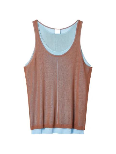 Paul Smith double-layered sleeveless top