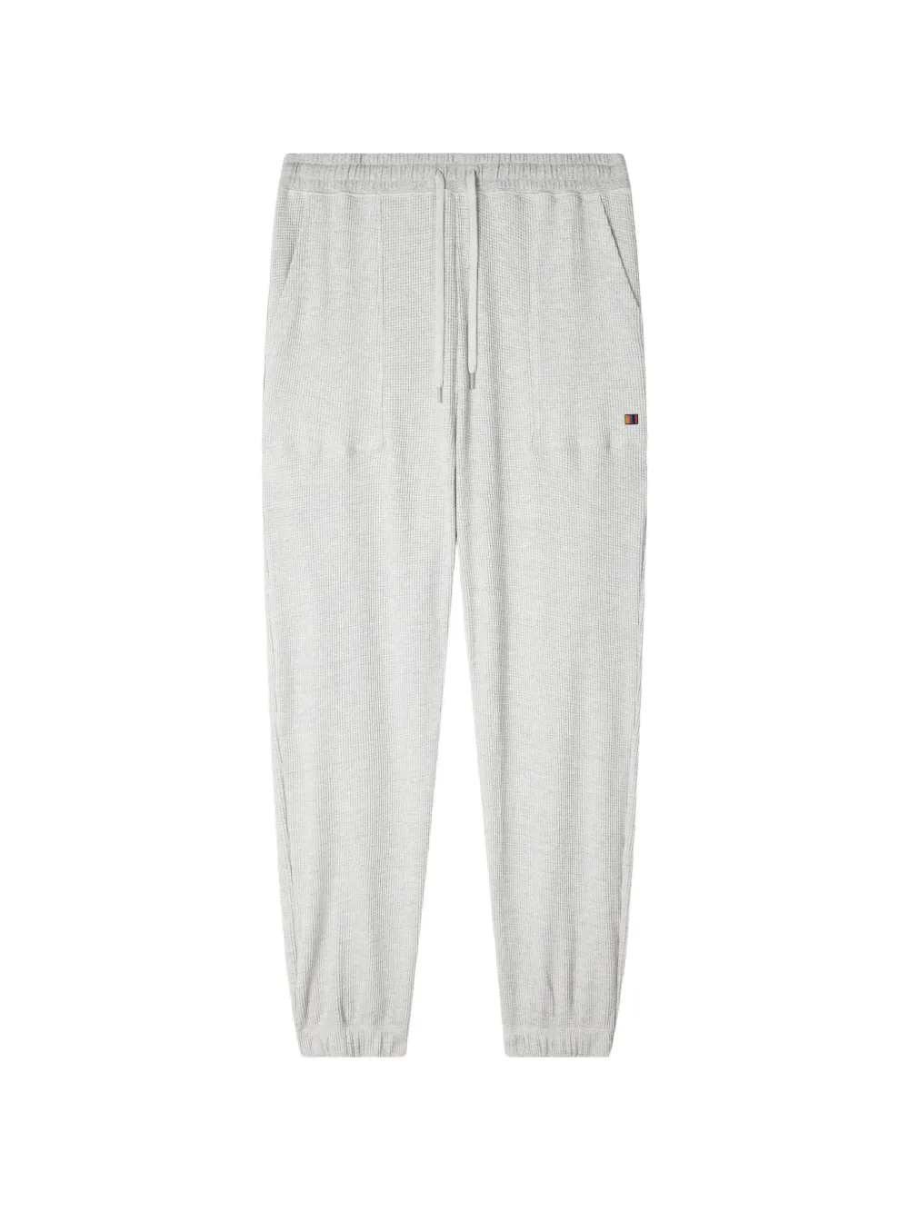 Paul Smith waffle-knit drawstring track pants - Grigio