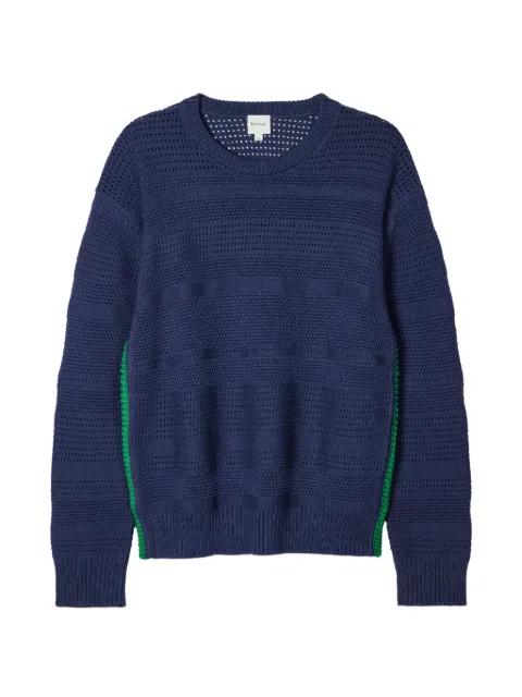Paul Smith textured-knit side-stripe sweater