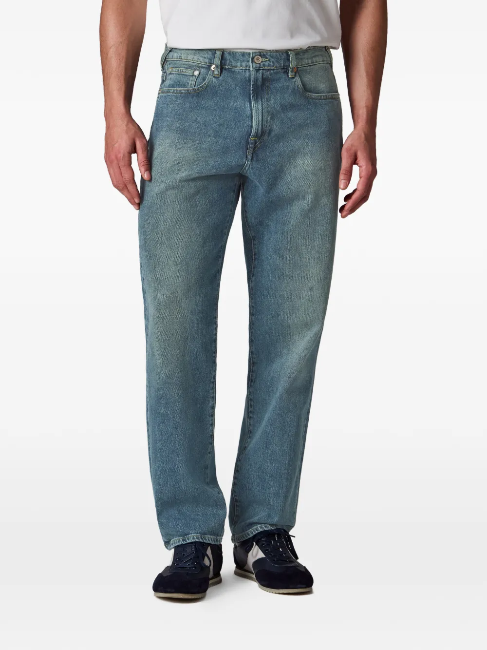  Ps Paul Smith Vaqueros Ajustados Con Efecto Degradado - Azul 