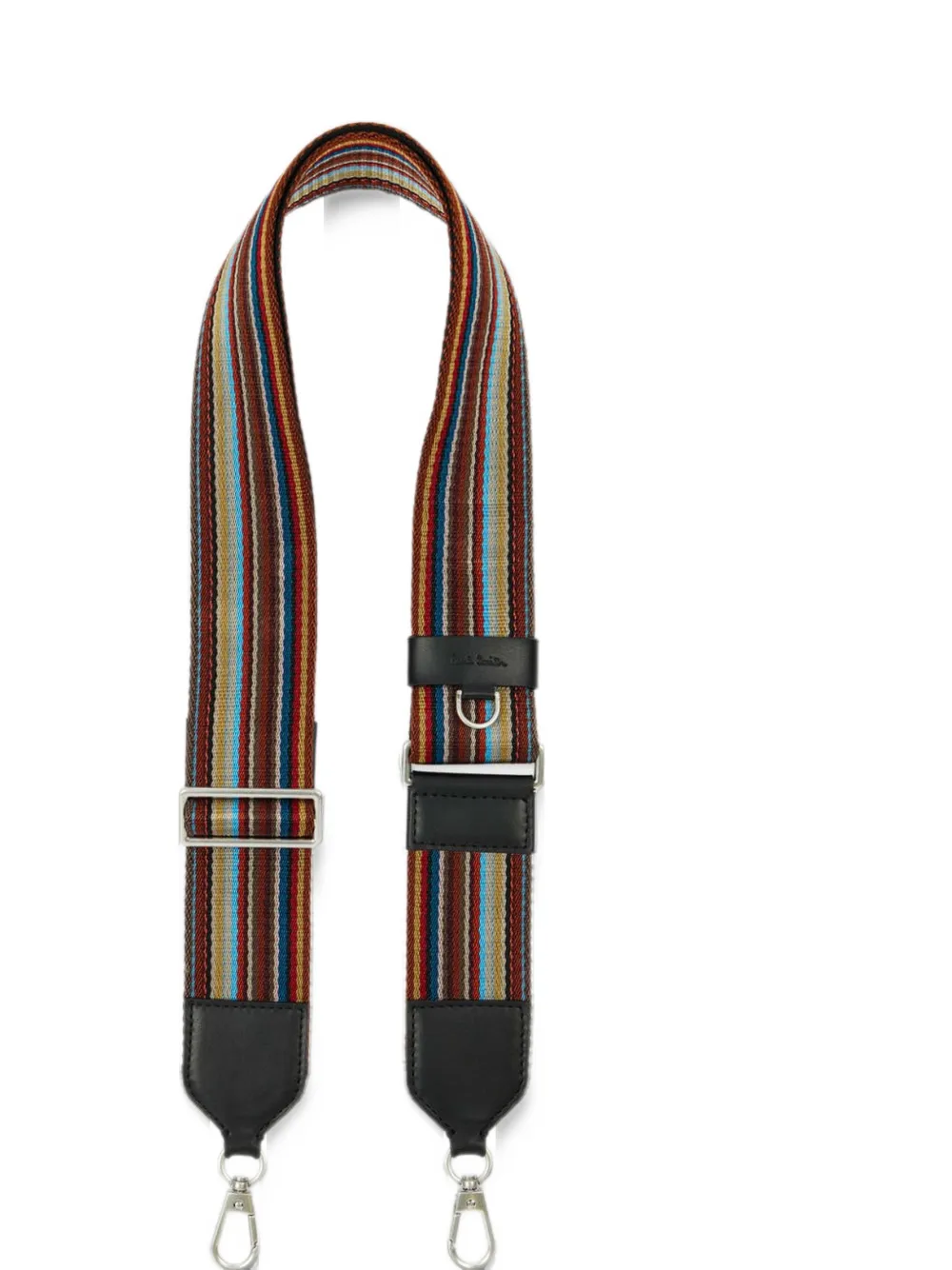 Paul Smith ^ schouderband met kenmerkende Web-streep Zwart
