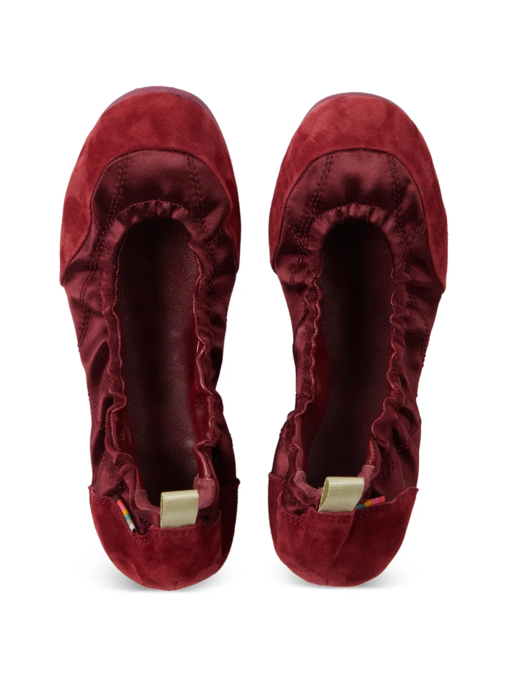 Paul Smith Laguna balletschoenen met vlakken Rood
