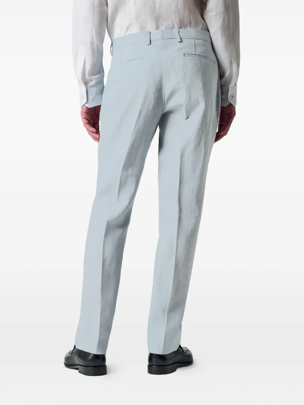 Paul Smith Linnen broek Blauw