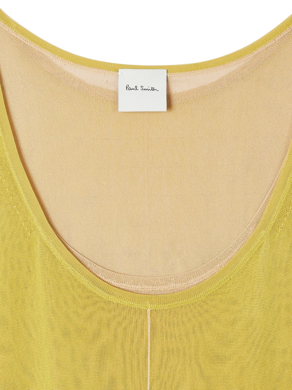 Paul Smith Gelaagde mouwloze top Geel