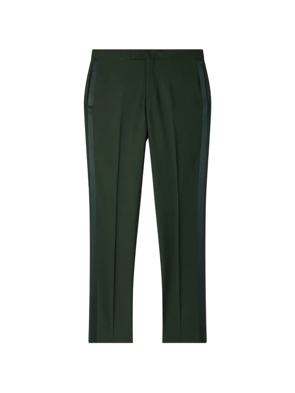Paul Smith Flared broek met satijnen streep Groen