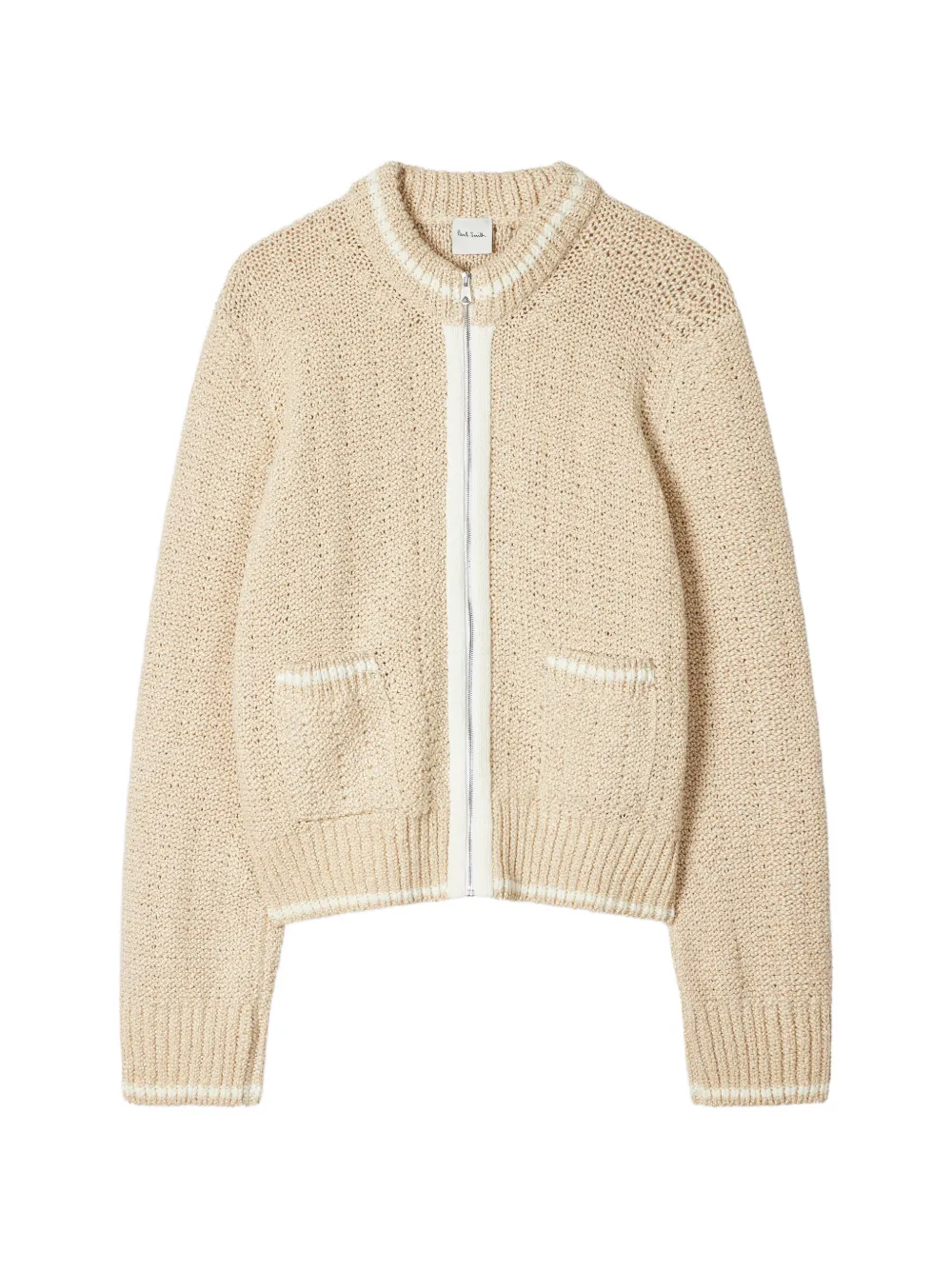Paul Smith zip-up cardigan - Toni neutri