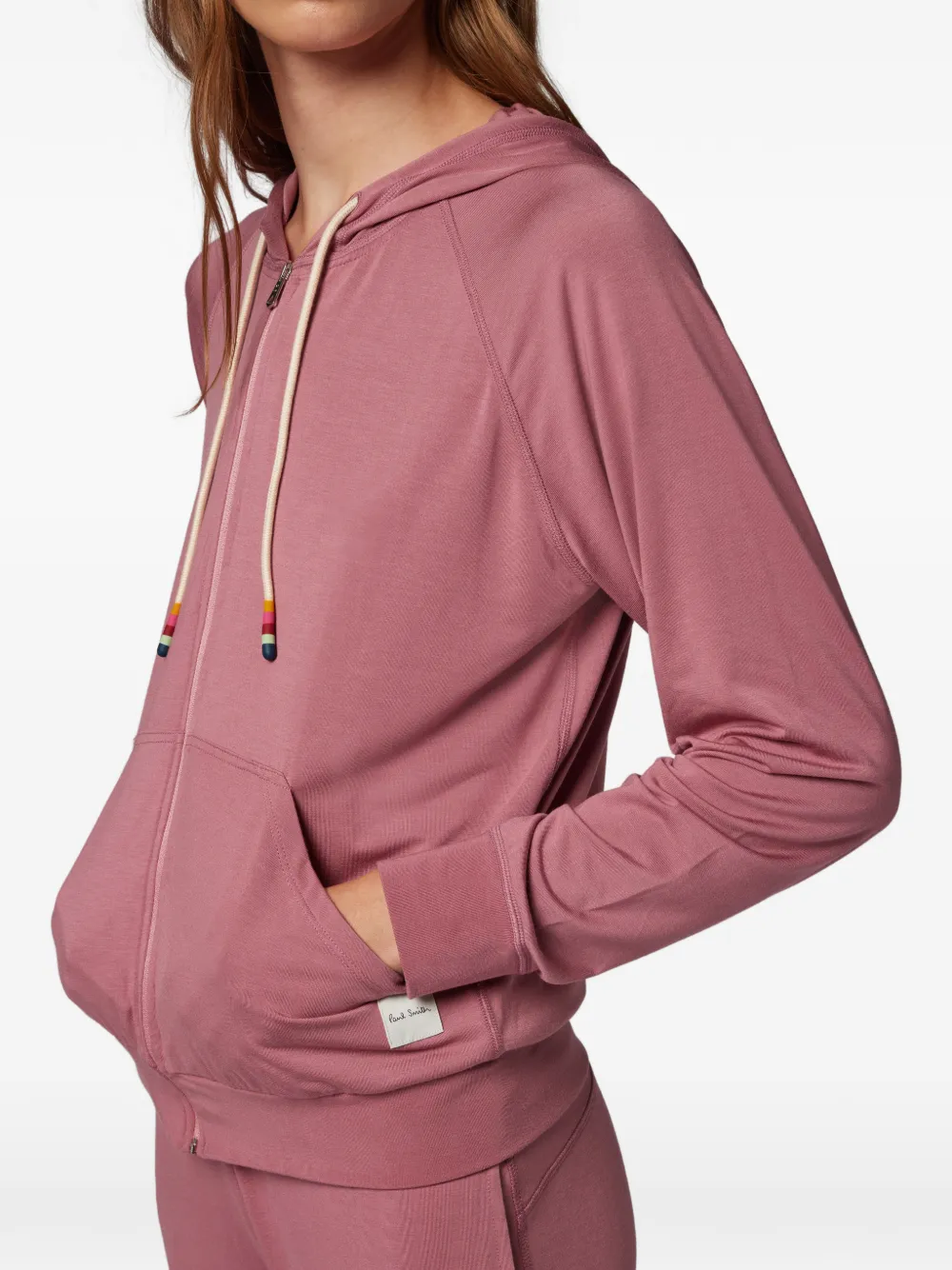 Paul Smith Hoodie met trekkoord Roze