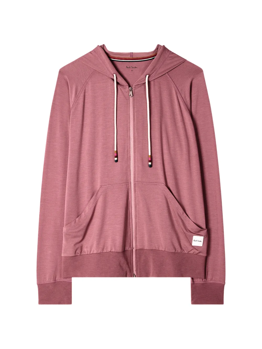 Paul Smith zip-up drawstring hoodie - Rosa