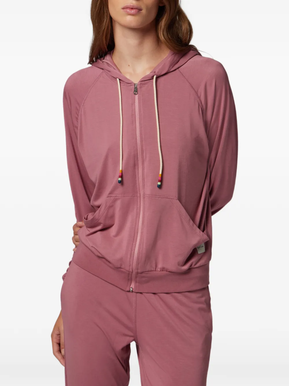 Paul Smith Hoodie met trekkoord Roze