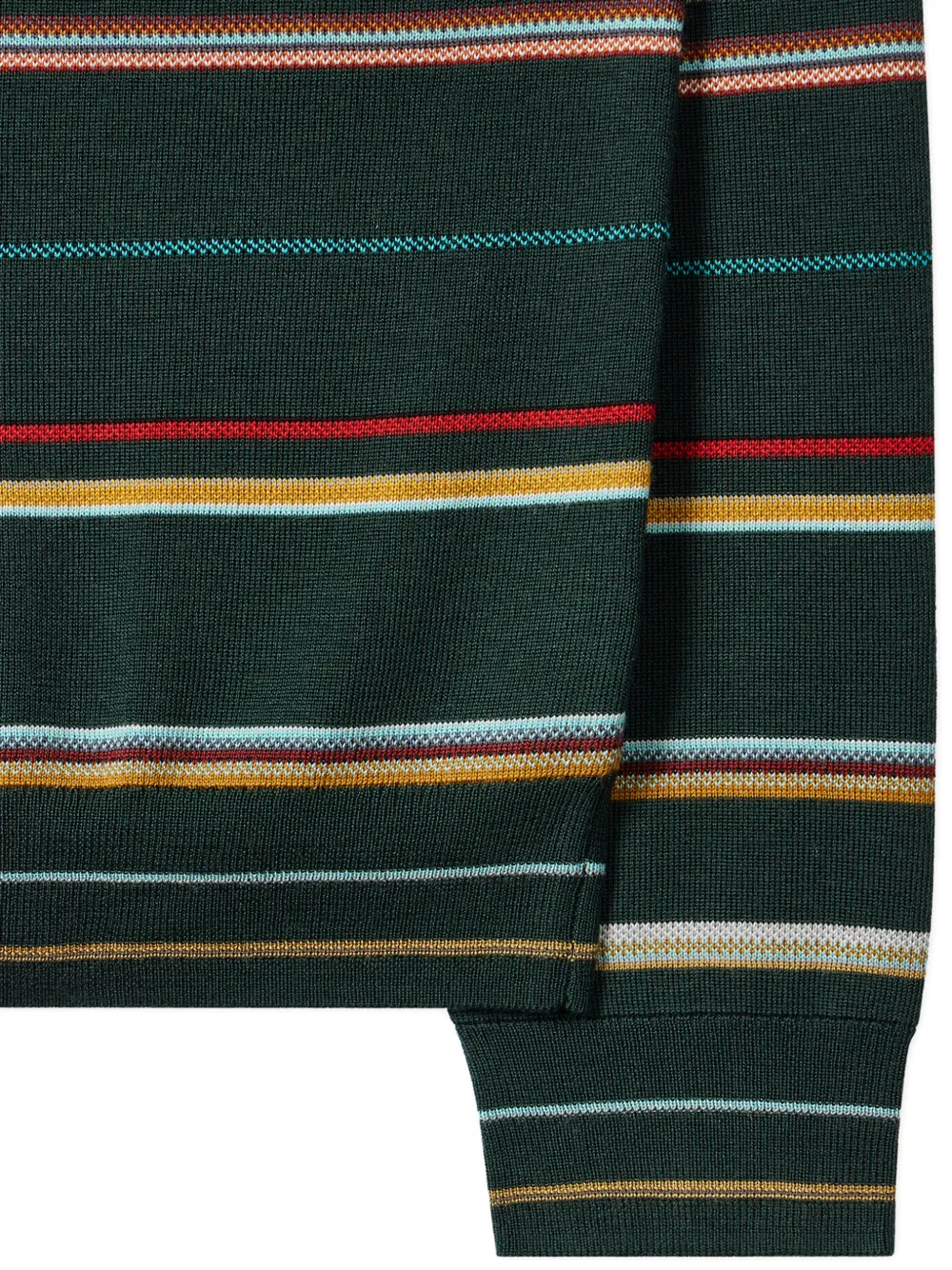 Paul Smith Signature Stripe poloshirt Groen