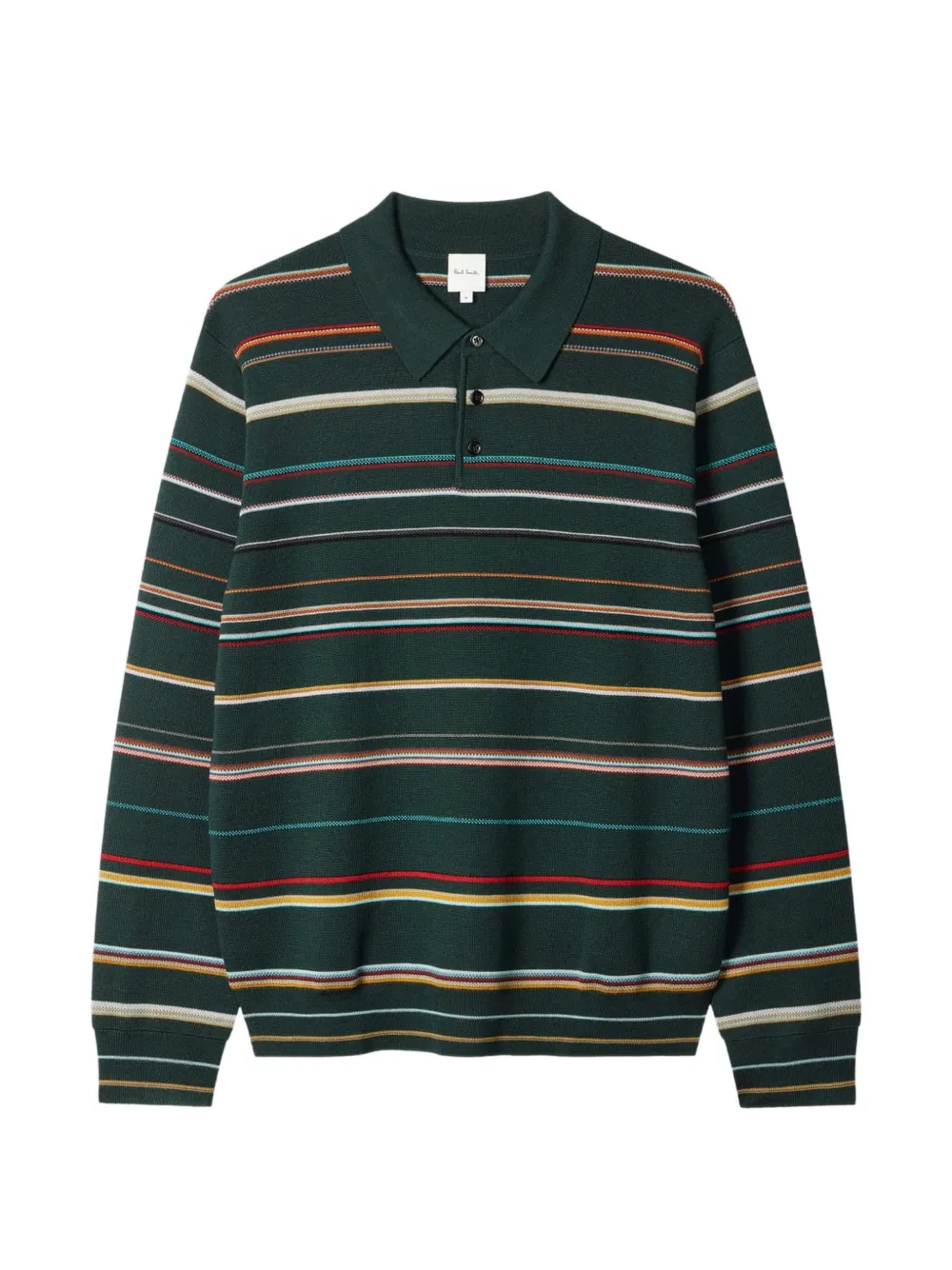 Paul Smith Signature Stripe poloshirt Groen