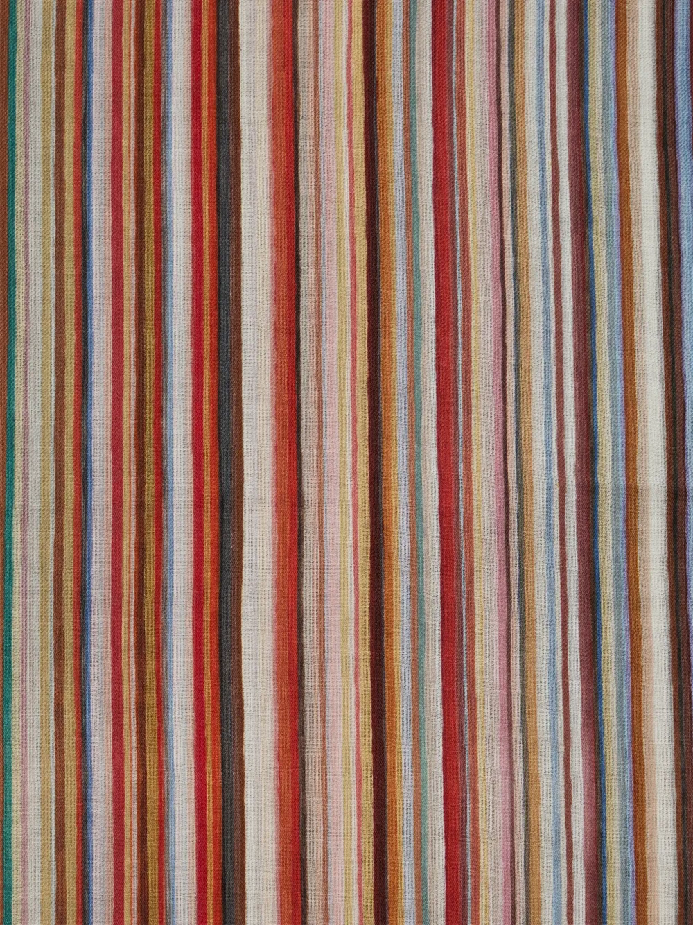  Paul Smith Striped Scarf - Red 