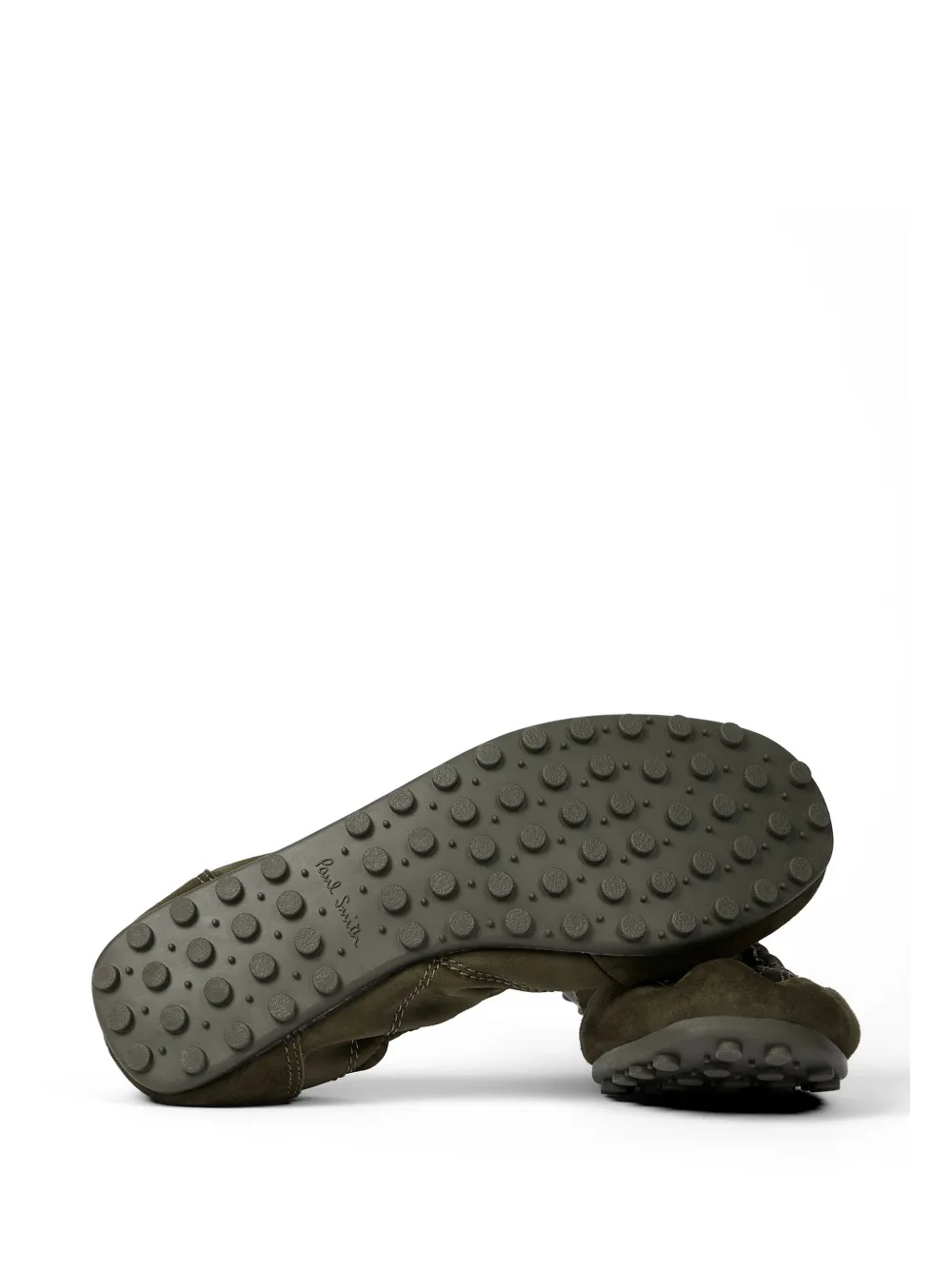 Paul Smith Laguna elastische ballerina's met vlakken Groen