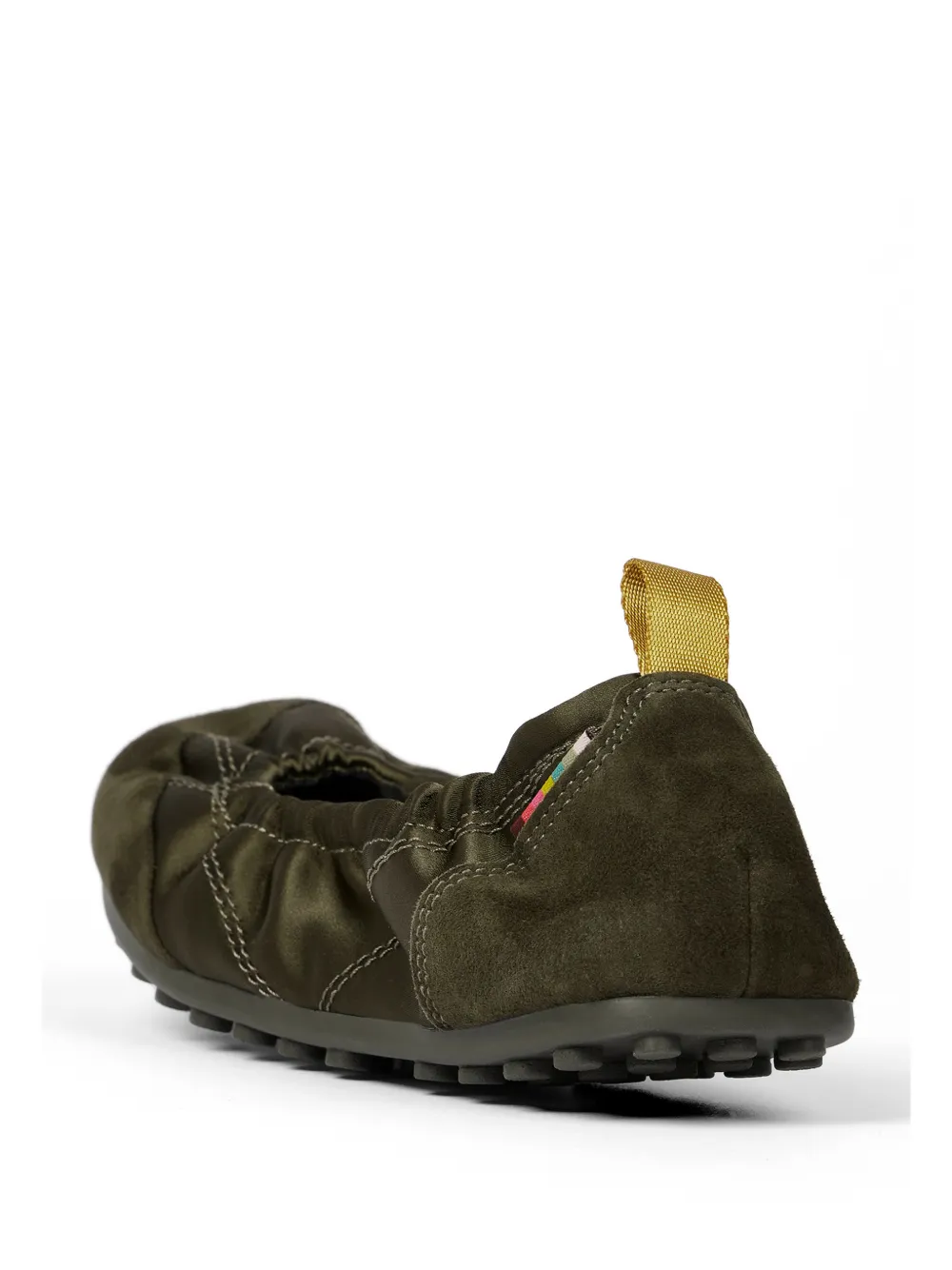 Paul Smith Laguna elastische ballerina's met vlakken Groen