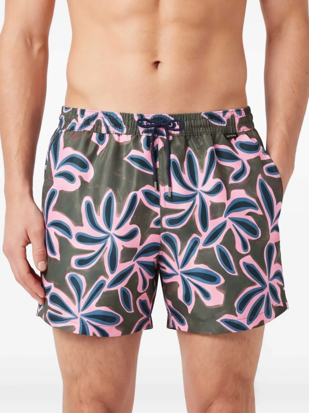 Paul Smith Zwembroek met print Groen
