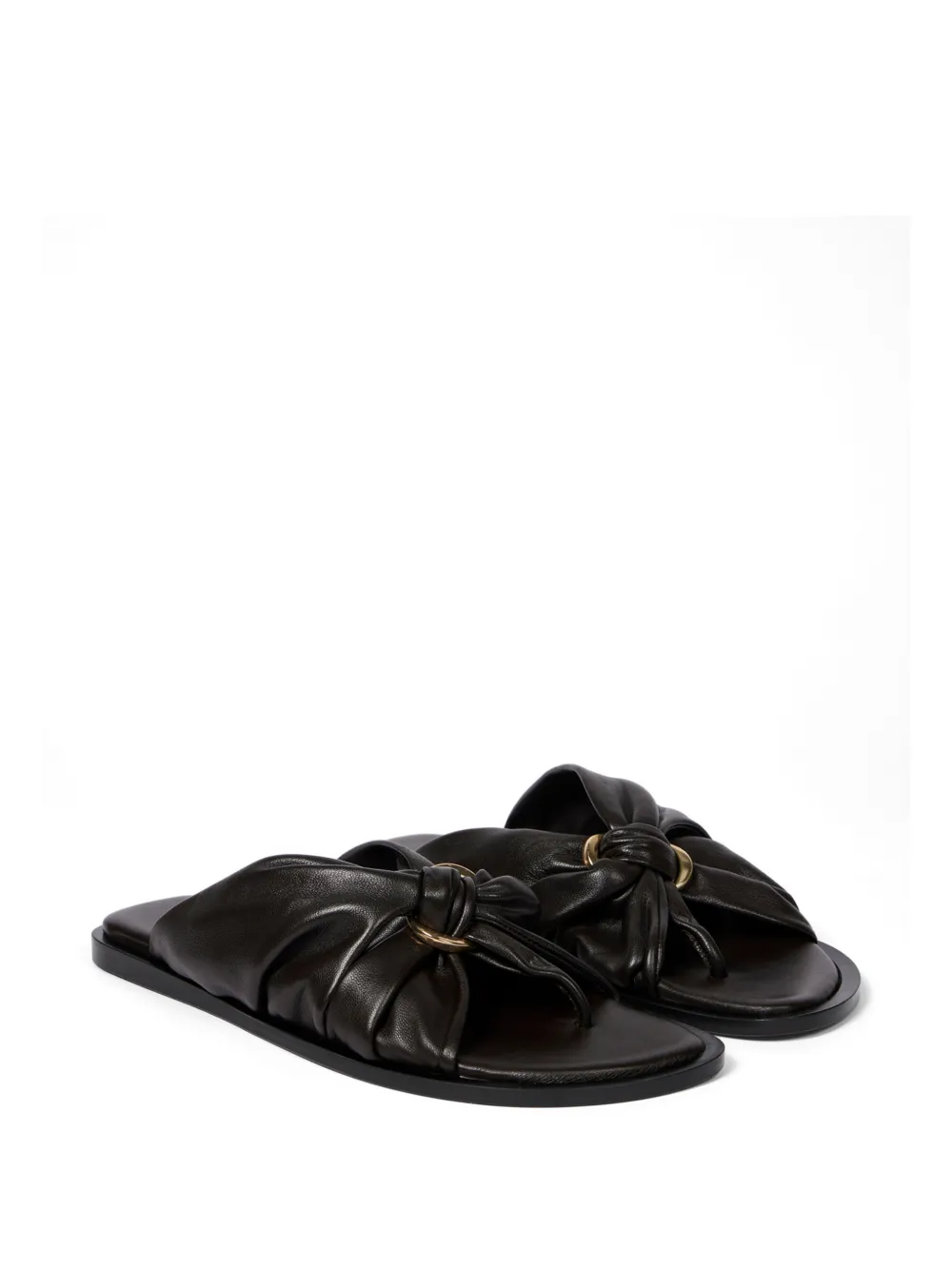 Paul Smith Lorrah leren sandalen Bruin