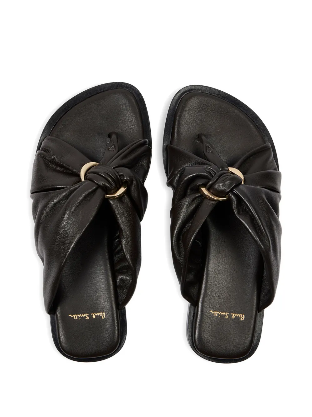 Paul Smith Lorrah leren sandalen Bruin