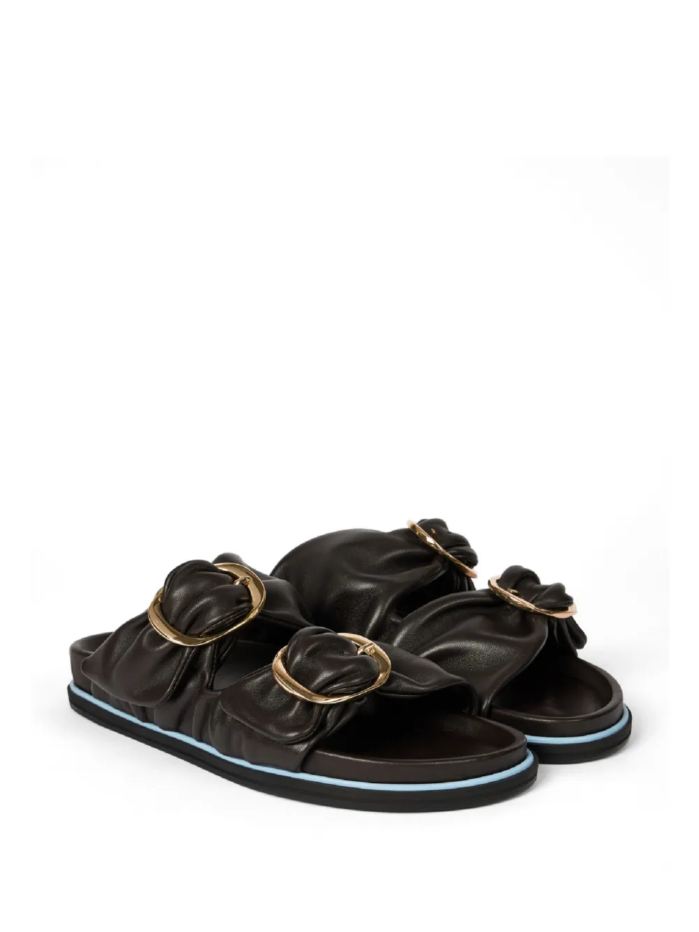 Paul Smith Camolin gesmockte sandalen Bruin