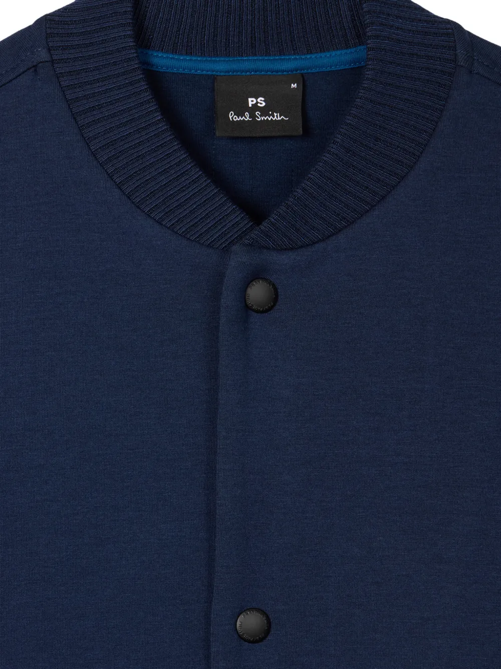 PS Paul Smith Bomberjack met streepdetail en knopen Blauw