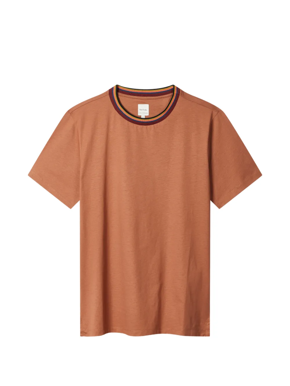 Paul Smith 스트라이프 칼라 티셔츠 | 브라운 | Image 1