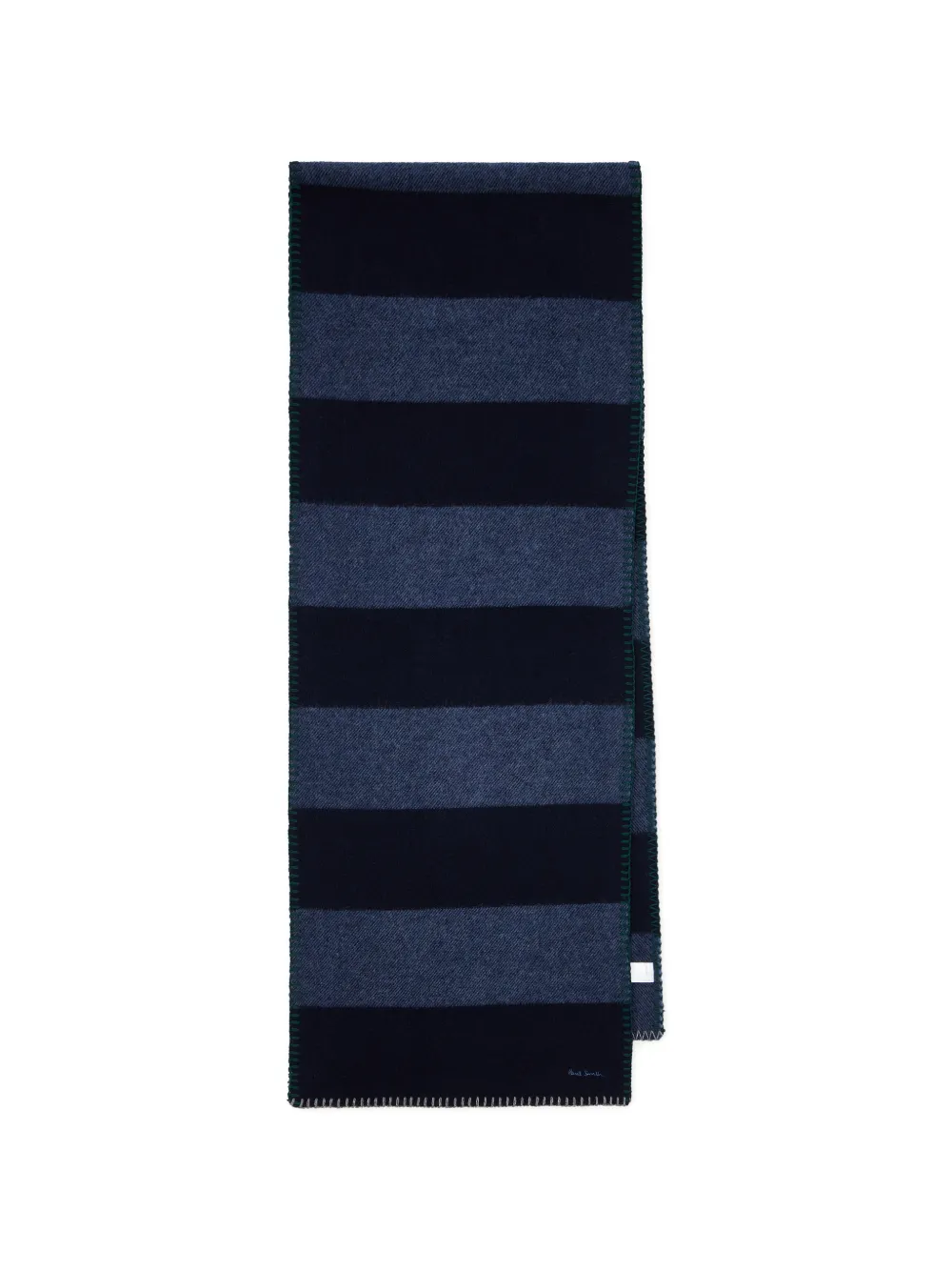 Paul Smith - striped stitch scarf - heren - wol - Eén
