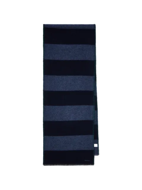 Paul Smith striped stitch scarf