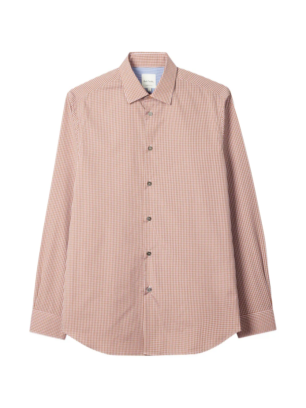 Paul Smith check-pattern shirt - Arancione