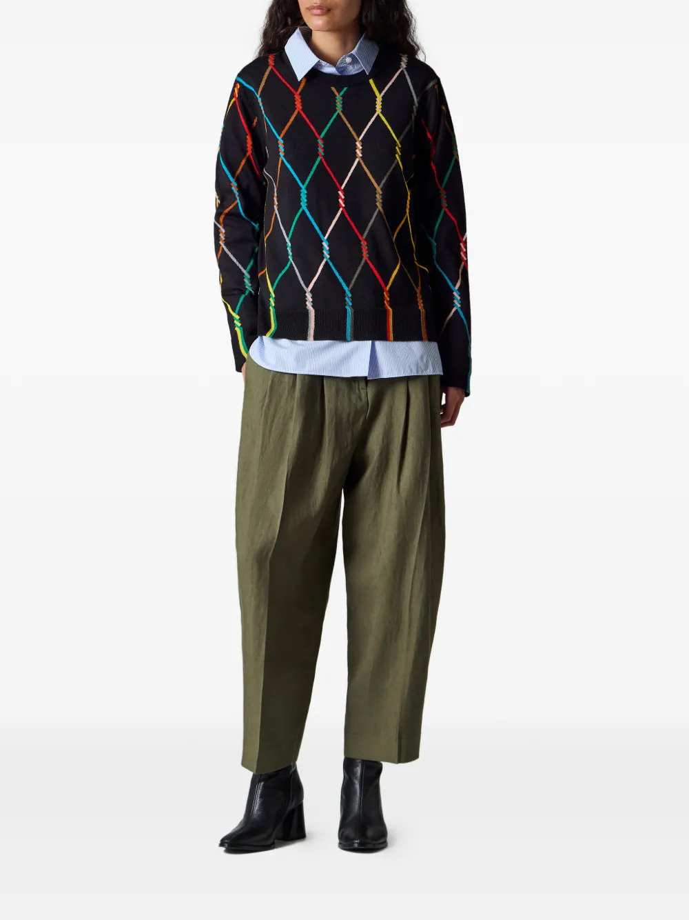 Paul Smith Trui met diamantpatroon Zwart